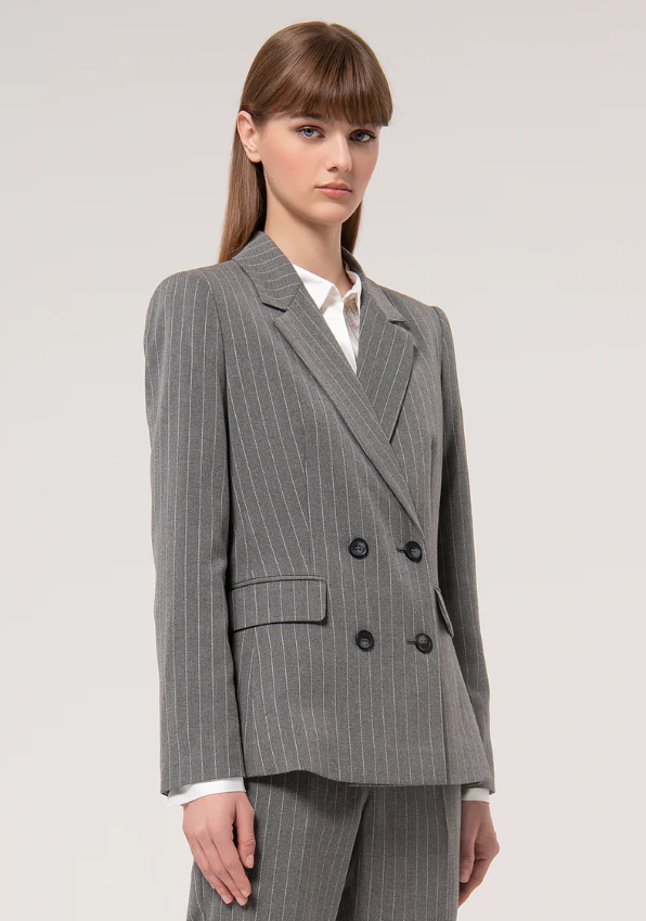 Fracomina Blazer Lã Comprido Modelo 2 - vista alternativa