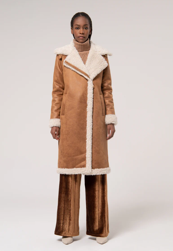 Fracomina Casaco Lã Comprido Modelo 2 - vista frontal