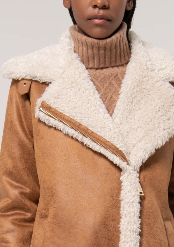 Fracomina Casaco Lã Comprido Modelo 2 - detalhe