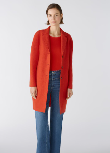 Oui Casaco Lã com Bolsos