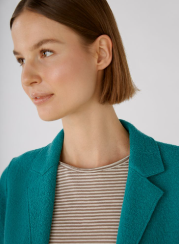 Oui Casaco Lã com Bolsos