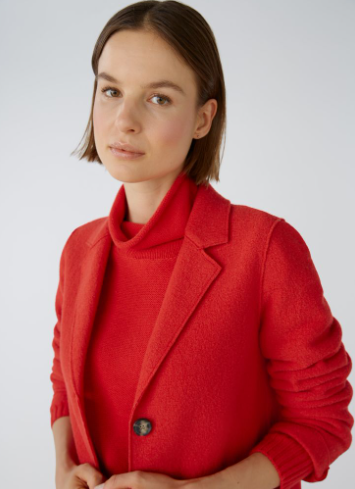 Oui Casaco Lã com Bolsos