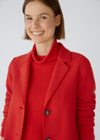 Oui Casaco Lã com Bolsos