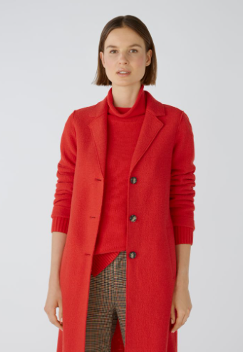 Oui Casaco Lã com Bolsos