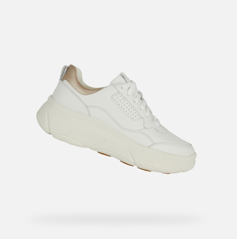 Geox Ténis Nebula Respira Couro - detalhe