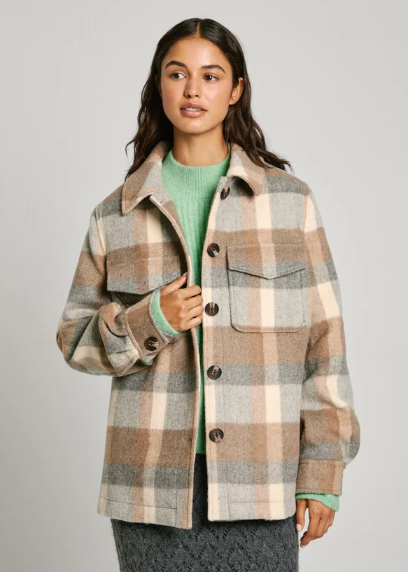 Pepe Jeans Sobrecamisa xadrez - vista frontal