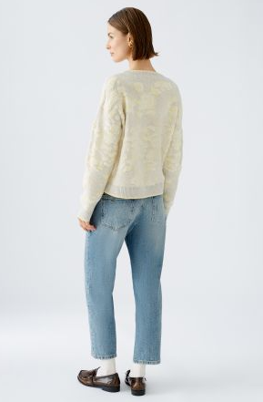 Oui Camisola Lã Estampado Modelo 2 - detalhe