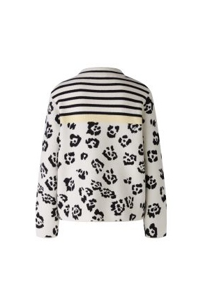 Oui Camisola Lã às Riscas