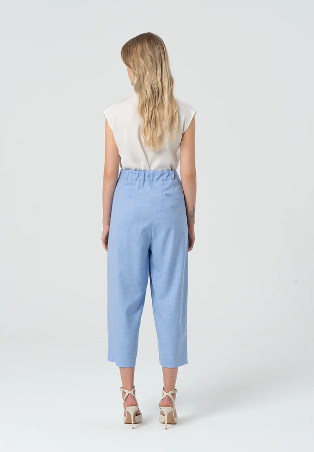 Fracomina Calças Lã com Pinças