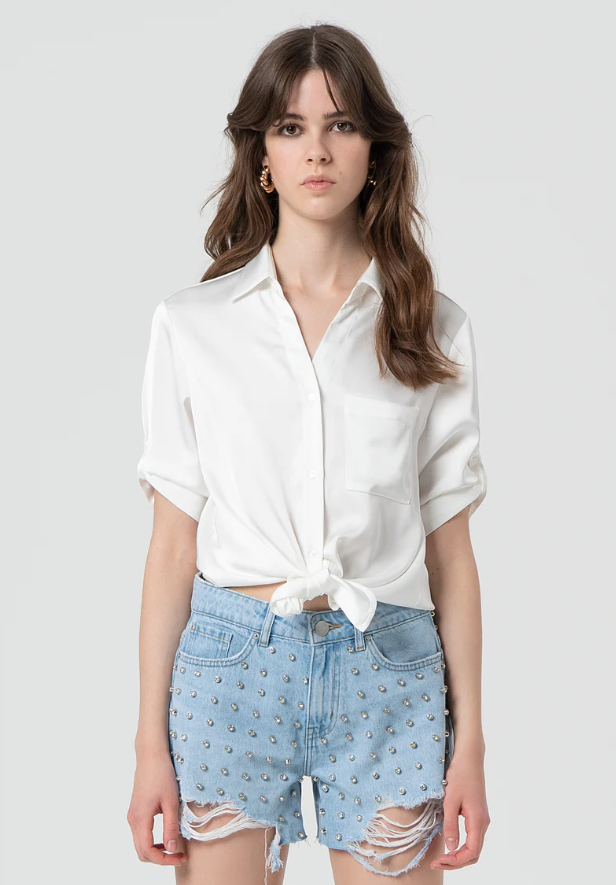 Fracomina Camisa Cropped