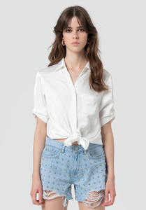 Fracomina Camisa Cropped