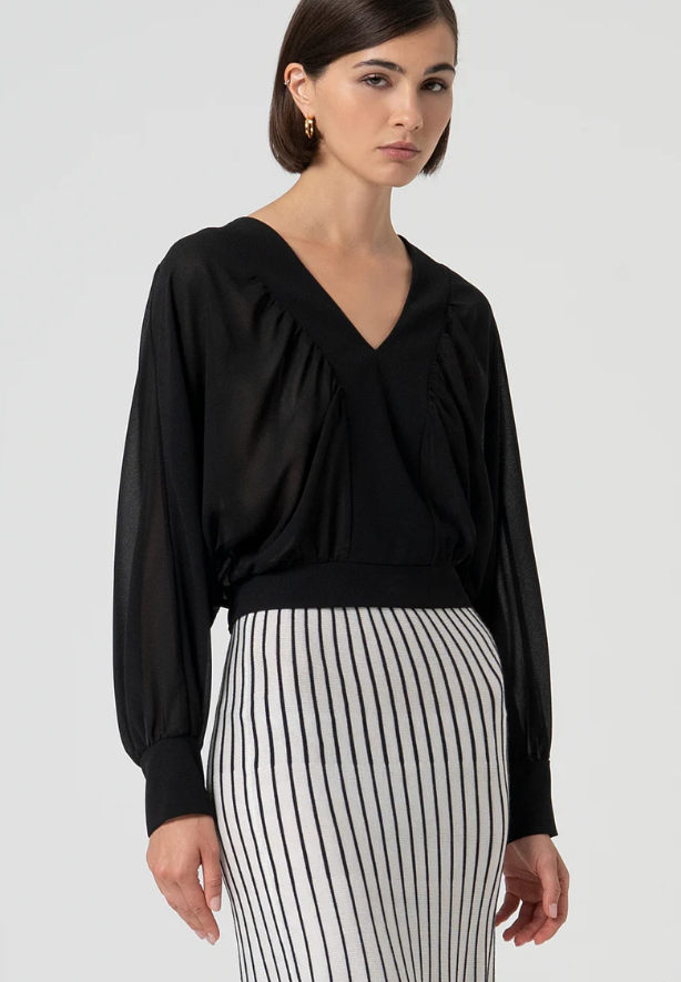 Fracomina Blusa Manga Morcego - vista alternativa