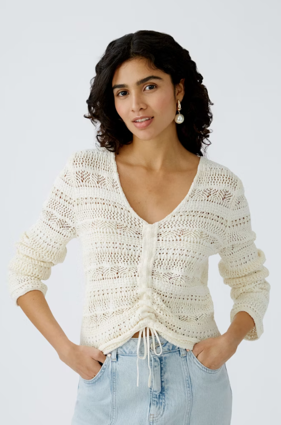 Oui Camisola Algodão Lã Comprido - vista alternativa