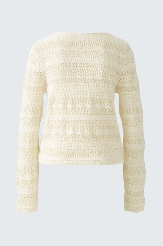 Oui Camisola Algodão Lã Comprido