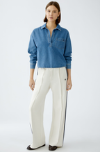 Oui Camisa Algodão Lã com Fecho - vista alternativa