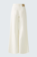 Oui Calças Algodão Lã com Fecho