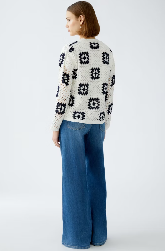 Oui Casaco Algodão Lã Comprido