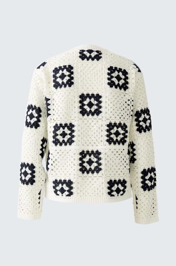 Oui Casaco Algodão Lã Comprido