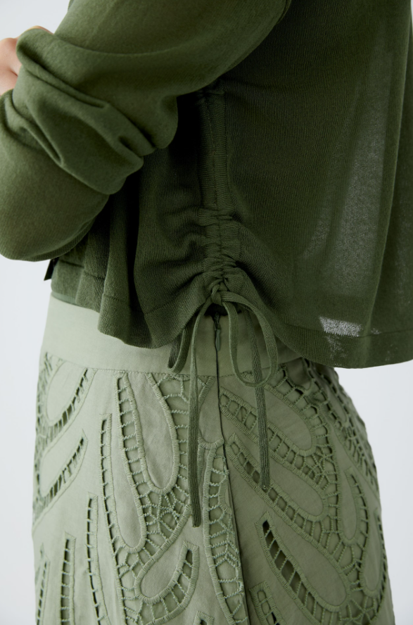 Oui Casaco Lã com Botões Comprido