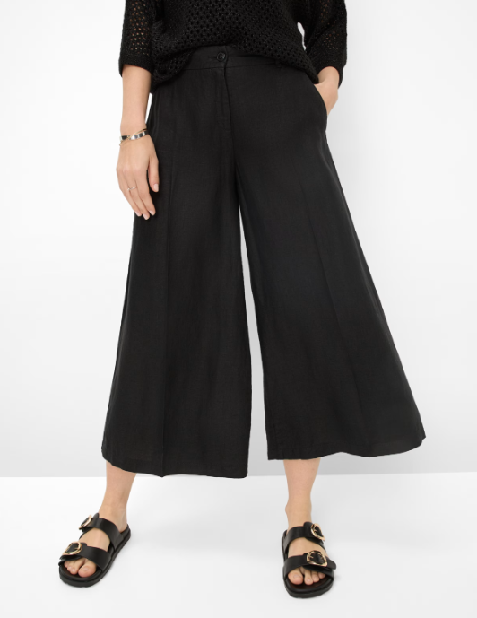 Brax Calças largas linho