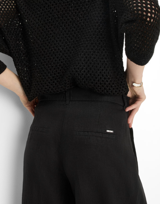 Brax Calças largas linho