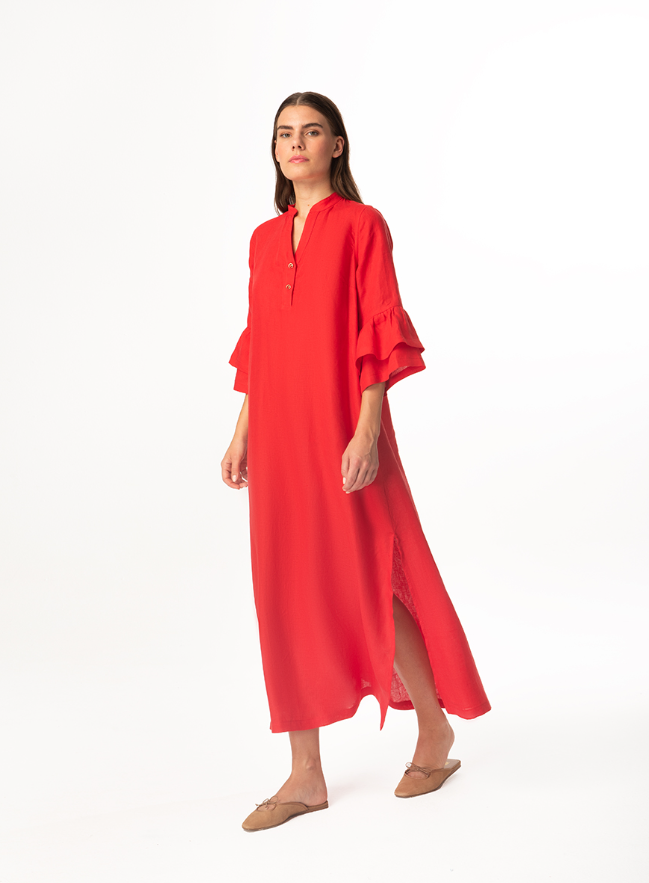 Harris Cotton Long Linen Dress