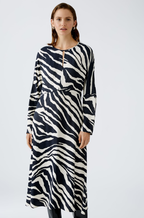 Oui Vestido Lã Estampado com Bolsos - vista alternativa