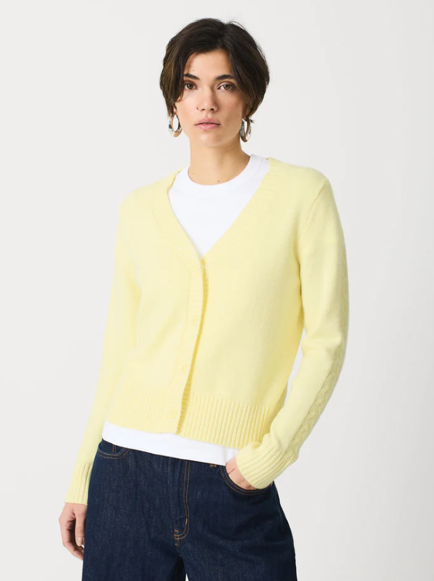 Escorpion Casaco Malha com Decote em V - Várias Cores - vista frontal