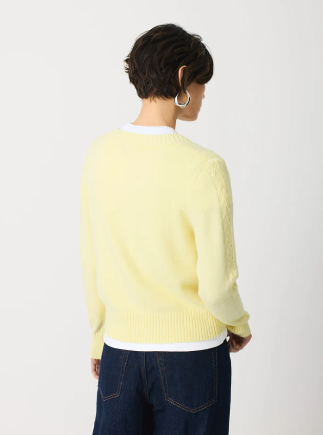 Escorpion Casaco Malha com Decote em V - Várias Cores