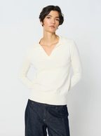 Escorpion Camisola de Malha com Gola Polo em V