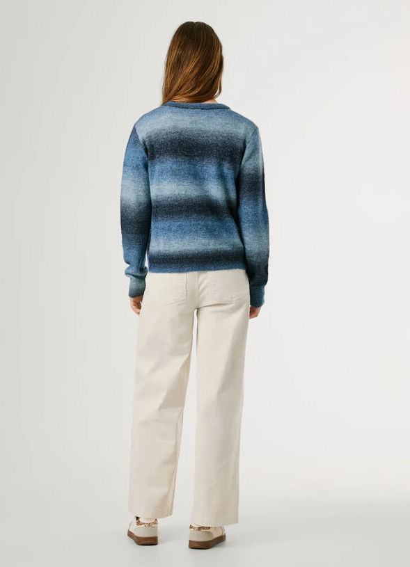 Pepe Jeans Camisola de Malha às Riscas Degradé