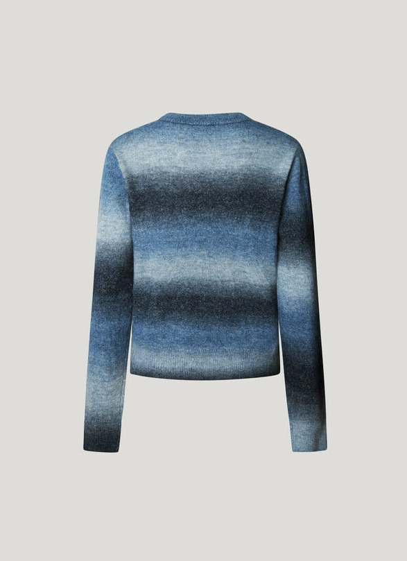 Pepe Jeans Camisola de Malha às Riscas Degradé