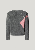 Pepe Jeans Casaco de malha com losangos