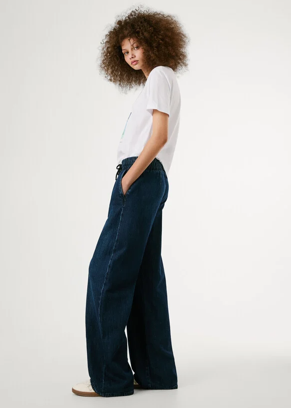 Pepe Jeans Calça Loose Jogger - vista frontal