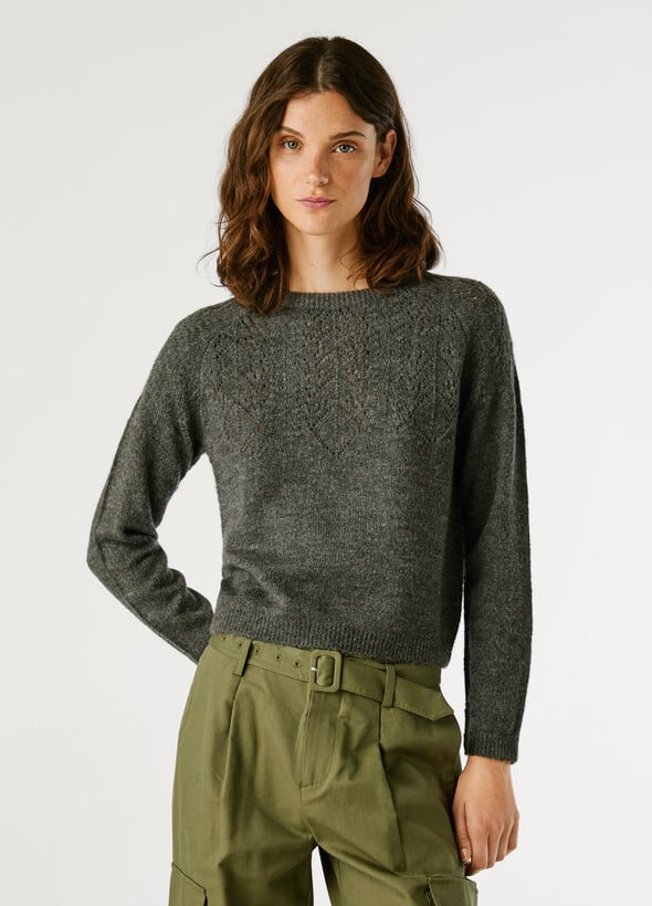 Pepe Jeans Camisola de Malha Pointelle