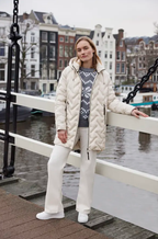 Barbara Lebek parka com Capuz Removível