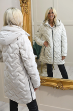 Barbara Lebek parka com Capuz Removível