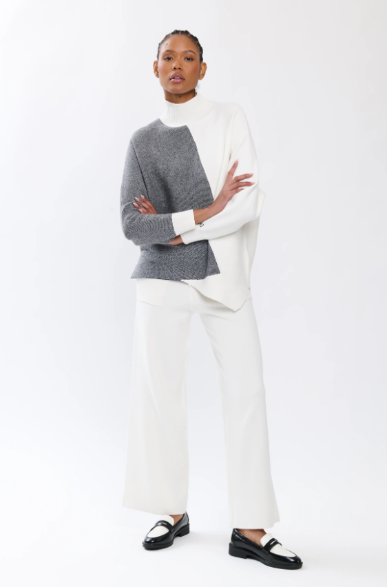 Bejade Camisola Meia Gola Lã - vista frontal