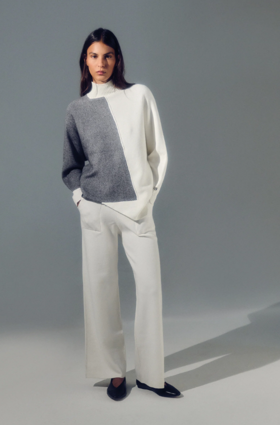 Bejade Camisola Meia Gola Lã - vista alternativa