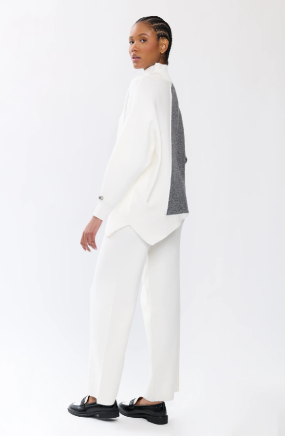 Bejade Camisola Meia Gola Lã