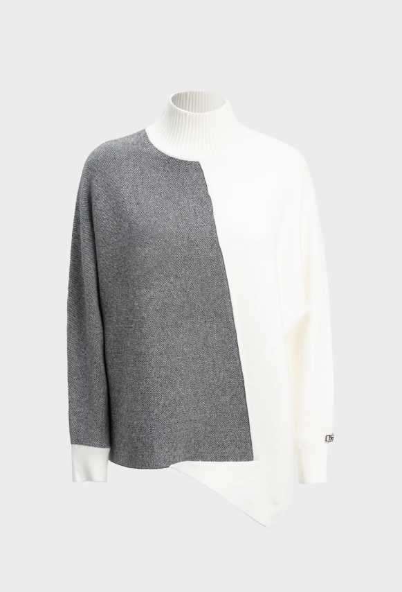 Bejade Camisola Meia Gola Lã