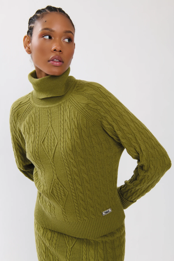 Bejade Camisola Gola Alta Lã Modelo 3 - vista frontal