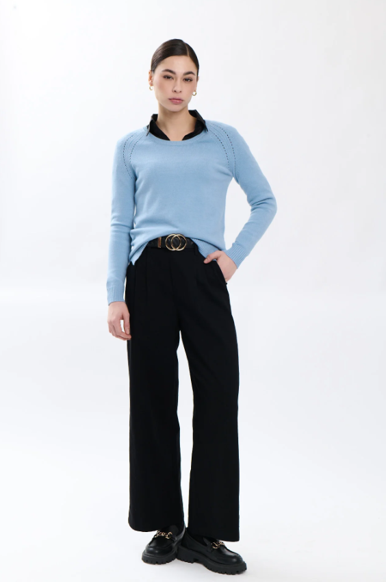 Bejade Camisola Gola Redonda Lã - vista alternativa