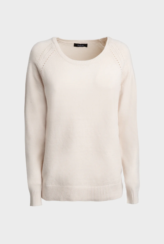 Bejade Camisola Gola Redonda Lã