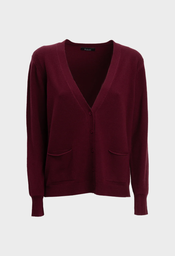 Bejade Casaco Decote V com Bolsos - vista alternativa