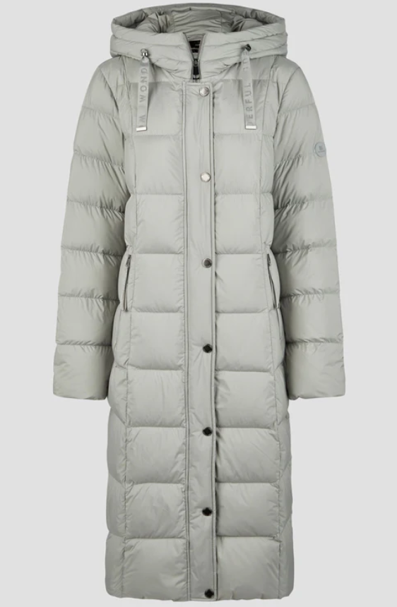 Barbara Lebek Parka comprida de penas