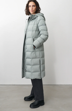 Barbara Lebek Parka comprida de penas