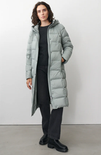 Barbara Lebek Parka comprida de penas