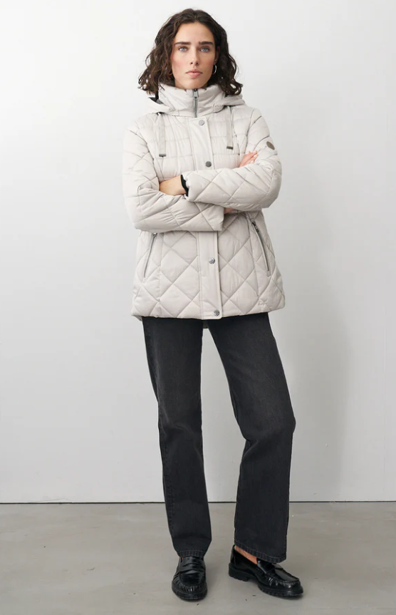 Barbara Lebek casaco com capuz removível