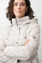 Barbara Lebek casaco com capuz removível